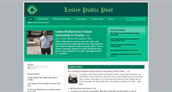 Desktop Screenshot of lesleypublicpost.com